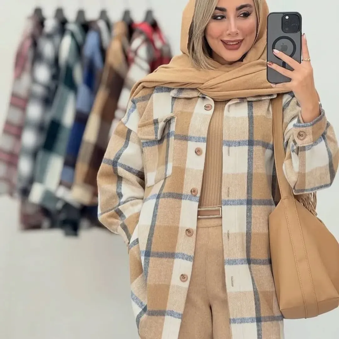 شکت چهارخونه فری سایز